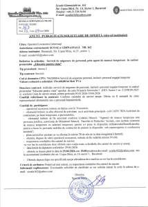 anunt personal